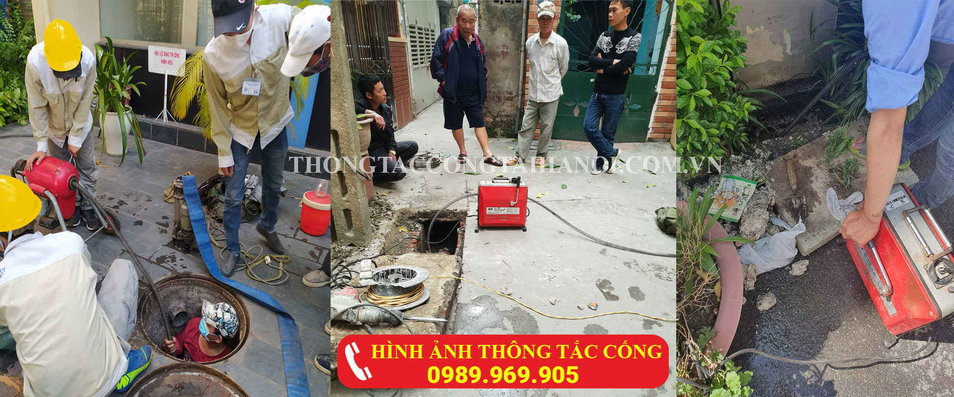 thông tắc cống tại hà nội giá rẻ